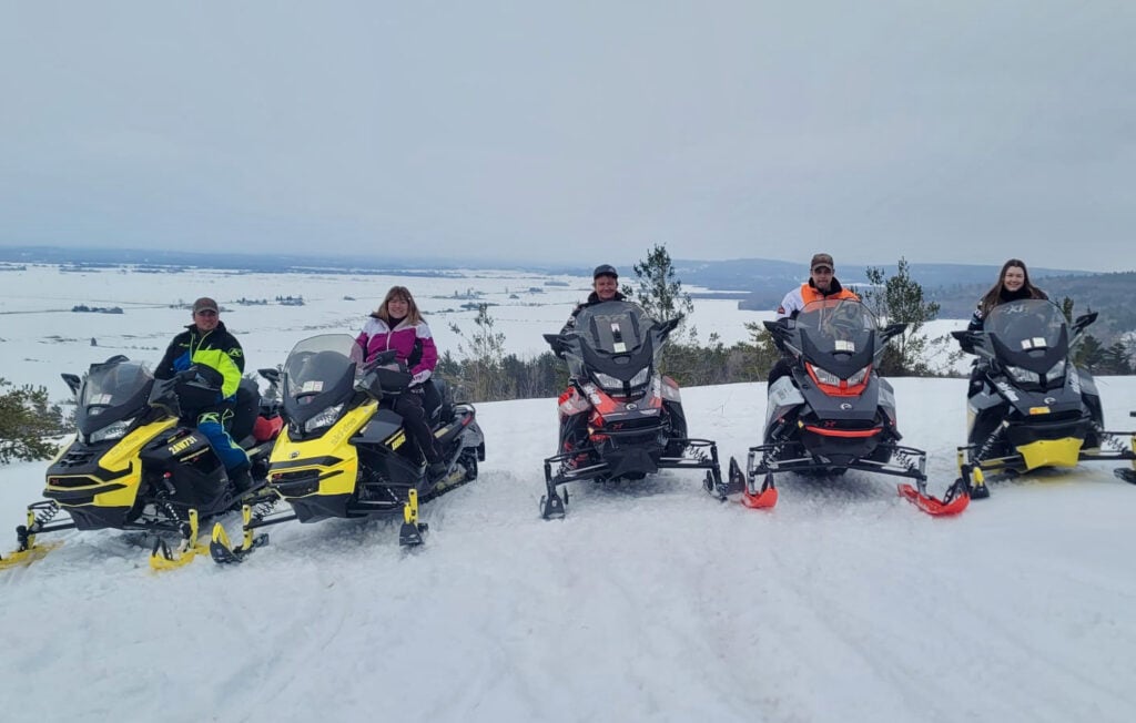 Vue panoramique, sentiers motoneige en Abitibi-Témiscamingue